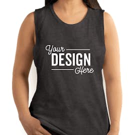 Next Level Women's Slim Fit Festival Muscle Tank - Color: Charcoal