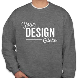 Gildan Midweight 50/50 Crewneck Sweatshirt - Color: Graphite Heather