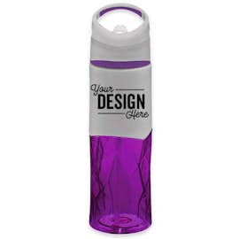 28 oz. Geometric Tritan™ Water Bottle - Color: Purple