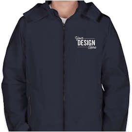 Team 365 Mesh Lined Hooded Jacket - Color: Sport Dark Navy