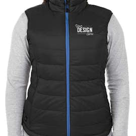 Stormtech Women's Stavanger Thermal Vest - Color: Black / Azure Blue