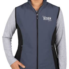 North End Women's Soft Shell Vest - Color: Regata Blue