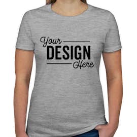 Next Level Women's Slim Fit Jersey T-shirt - Color: Heather Grey