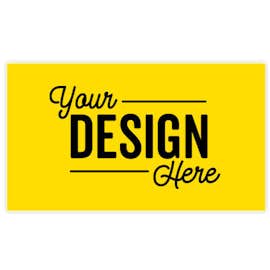Full Color Business Card Magnet - .019" - Color: Yellow