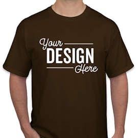 Canada - Gildan 100% Cotton T-shirt - Color: Dark Chocolate