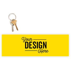 11.5 in. x 3.75 in. Rectangular Bumper Sticker - Color: Yellow