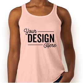 Bella + Canvas Women's Flowy Racerback Tank - Color: Peach