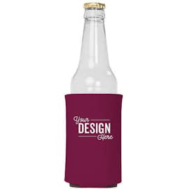 Foldable Bottle Cooler - Color: Burgundy