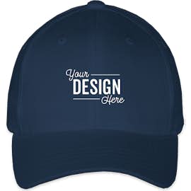 Yupoong Youth Twill Flexfit Hat - Color: Navy