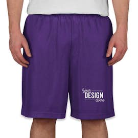 Sport-Tek Mesh Shorts - Color: Purple