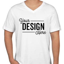 Canada - Bella + Canvas Jersey V-Neck T-shirt - Color: White
