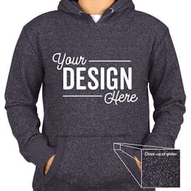 J. America Women's Glitter Pullover Hoodie - Color: Navy