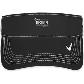 Nike Dri-FIT Swoosh Performance Visor - Color: Black