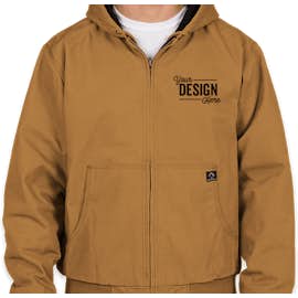 Dri Duck Cheyenne Hooded Boulder Cloth™ Work Jacket - Color: Saddle