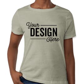Bella + Canvas Women's Jersey T-shirt - Color: Heather Stone