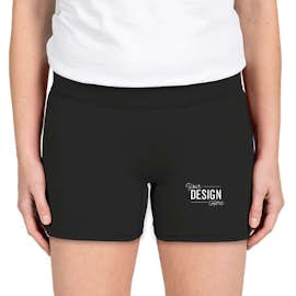 Augusta Women's 4" Compression Shorts - Color: Black