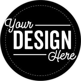 Full Color 2 in. Circle Vinyl Decal - Color: Black