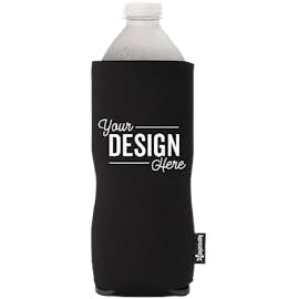 Foldable Large Bottle KOOZIE ® - Color: Black