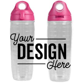 Tervis 24 oz. Sports Bottle with Lid (Full Color Wrap Print) - Color: Passion Pink / Light Pink
