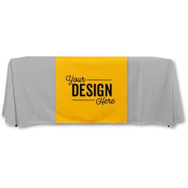 Full Color 7.5' Table Runner - Color: Athletic Gold