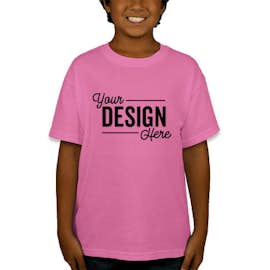Canada - Gildan Youth DryBlend 50/50 T-shirt - Color: Azalea