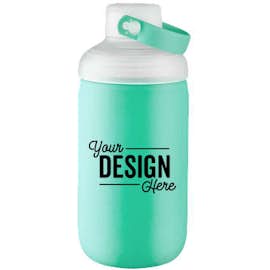 20 oz. Poppi Glass Water Bottle - Color: Mint Green