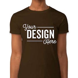 Gildan Ultra Cotton Women's T-shirt - Color: Dark Chocolate