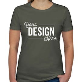 Next Level Women's Slim Fit Jersey T-shirt - Color: Military Green