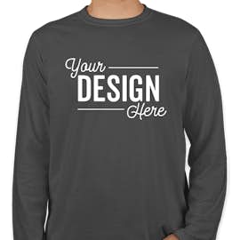 Canada - Gildan Softstyle Long Sleeve Jersey T-shirt - Color: Charcoal