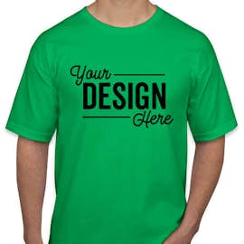 Bayside USA-Made 100% Cotton T-shirt - Color: Irish Kelly