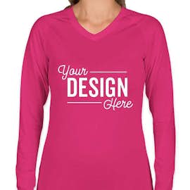 Augusta Women's Slim Fit Long Sleeve Volleyball Jersey - Color: Power Pink