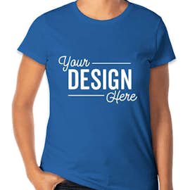 Anvil Women's Jersey T-shirt - Color: Neon Blue
