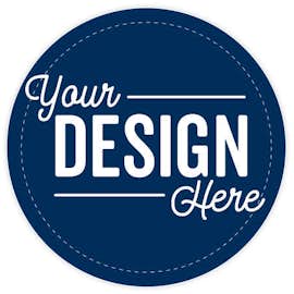Full Color 2.5 in. Circle Magnet - Color: Navy