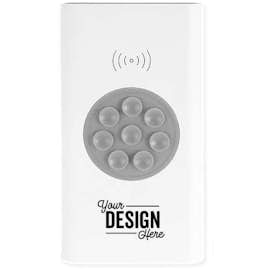 UL Listed 4,000 mAh Wireless Power Bank - Color: White