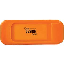 Push Privacy Camera Cover - Color: Orange