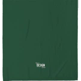 Lightweight Embroidered Beach Towel - Color: Hunter Green