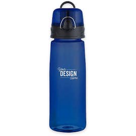 25 oz. Flip Top Tritan™ Sports Bottle - Color: Transparent Blue