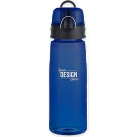 25 oz. Flip Top Tritan™ Sports Bottle - Color: Transparent Blue