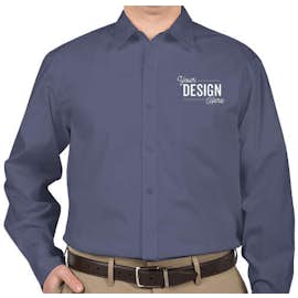 Port Authority Stretch Poplin Dress Shirt - Color: Moonlight Blue