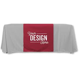 Full Color 7.5' Table Runner - Color: Maroon
