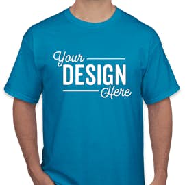 Canada - Gildan 100% Cotton T-shirt - Color: Sapphire