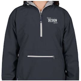 Charles River Women's Classic Hooded Anorak - Color: Navy
