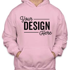 Gildan Midweight 50/50 Pullover Hoodie - Color: Light Pink