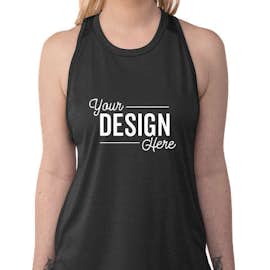 Sport-Tek Women's Endeavor Performance Tank - Color: Black Heather / Black