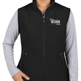 North End Women's Soft Shell Vest - Color: Black