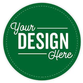 Full Color 3 in. Circle Magnet - Color: Kelly Green
