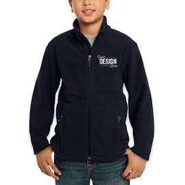 Port Authority Youth Value Fleece Jacket - Color: True Navy