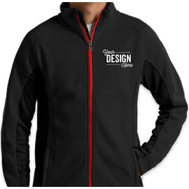 Spyder Constant Sweater Fleece Jacket - Color: Black / Black / Red