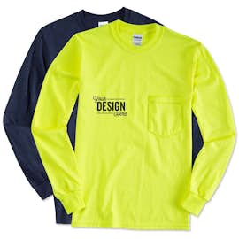 Gildan Ultra Cotton Long Sleeve Pocket T-shirt