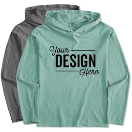 Comfort Colors Hooded Long Sleeve T-shirt